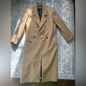 Adolfo Men's Camel Trench Coat